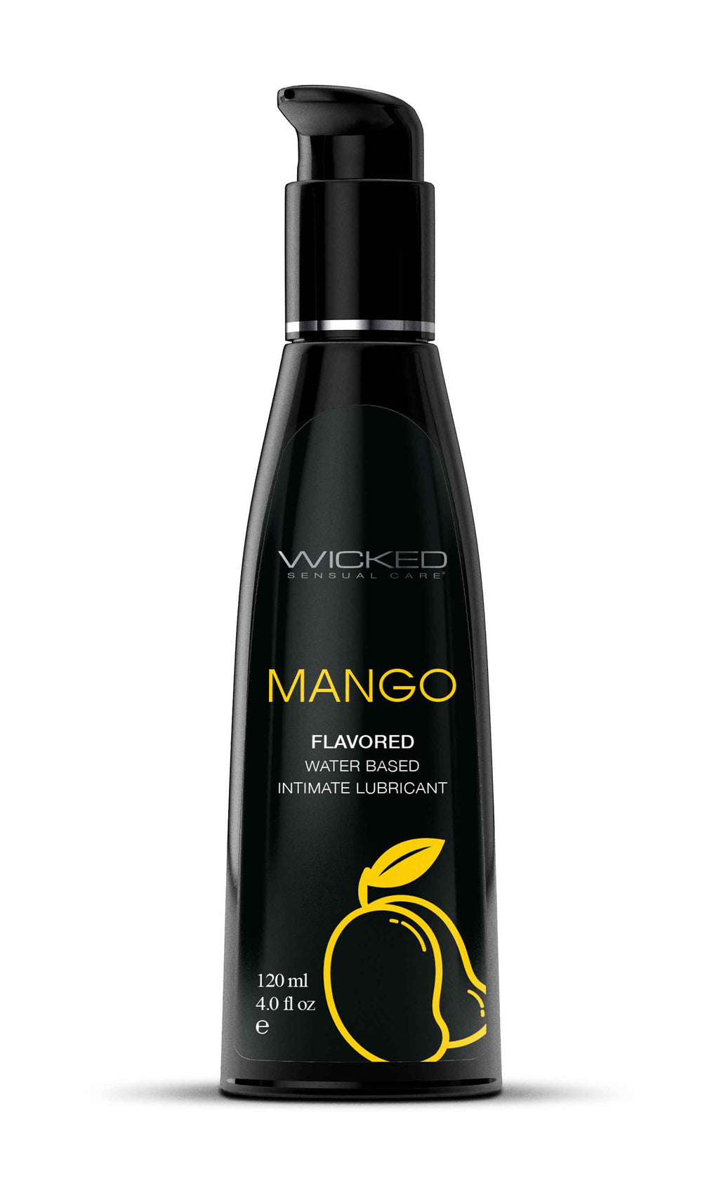 Mango Flavored Water Based Intimate Lubricant - 4 Fl. Oz. by Wicked Sensual Care from LoveMart Co.