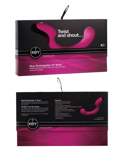 Key Skye G Wand - Raspberry by CalExotics from LoveMart Co.