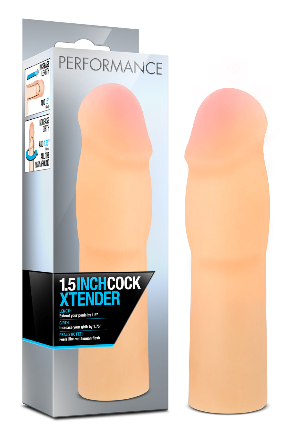 Performance 1.5 Inch Cock Xtender by Blush from LoveMart Co.