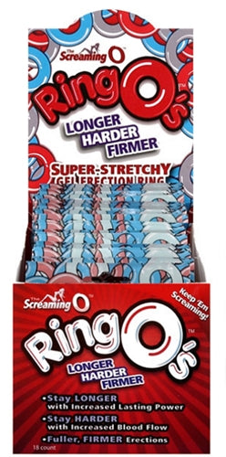 Ringo's - 18 Count Box - Assorted Colors by Screaming O from LoveMart Co.