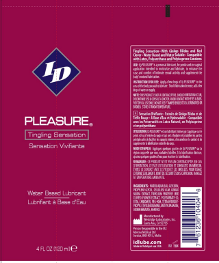 ID Pleasure - Tube - 4 Fl. Oz. by ID - Lubricants from LoveMart Co.