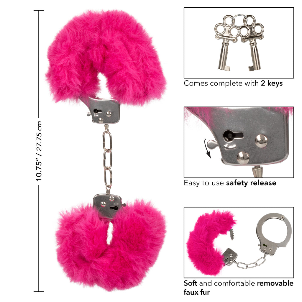 Ultra Fluffy Furry Cuffs by CalExotics from LoveMart Co.