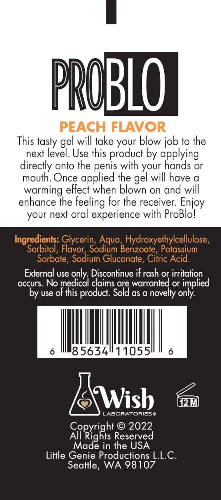 Problow - Oral Pleasure Gel by Little Genie from LoveMart Co.