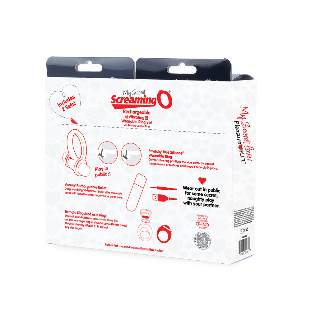 2020 My Secret Lover Kit - Ring/ Ring by Screaming O from LoveMart Co.