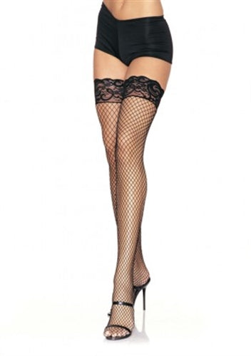 Industrial Net Stay Up Thigh Highs - One Size by Leg Avenue from LoveMart Co.