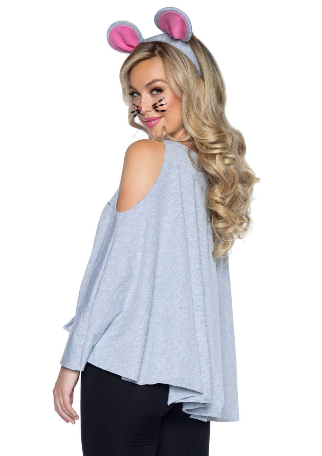 2 Pc Mouse Costume Poncho Set - One Size by Leg Avenue from LoveMart Co.
