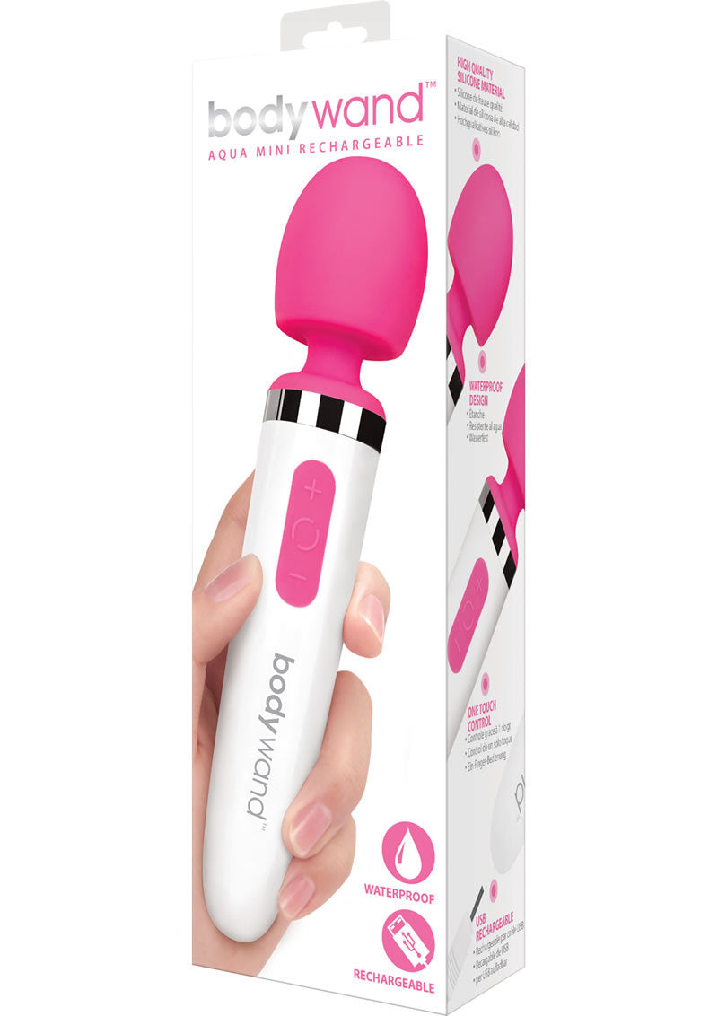 Bodywand Aqua Mini Silicone Rechargeable Massager by XGEN from LoveMart Co.