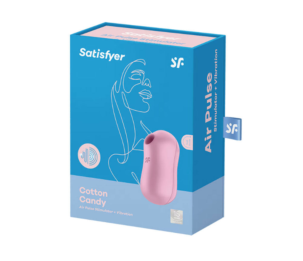 Satisfyer Cotton Candy - Air Pulse Stimulator Plus Vibrator by Satisfyer from LoveMart Co.