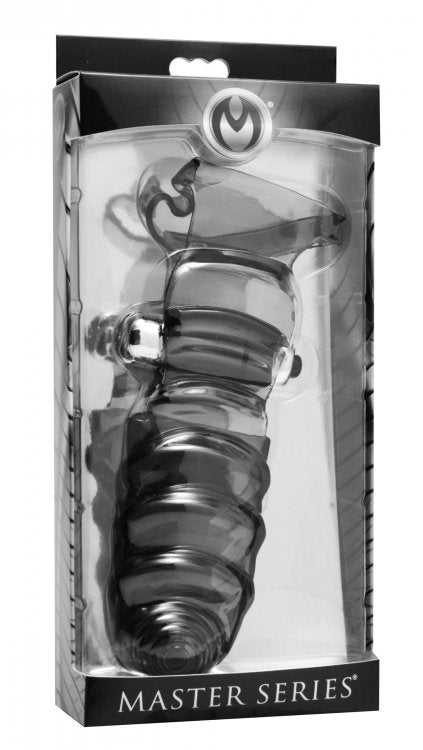 Master Series Bang Bang G-Spot Vibrating Finger Glove by XR Brands from LoveMart Co.