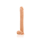16 Inch Exxxtreme Dong W/suction - Flesh by SI Novelties from LoveMart Co.