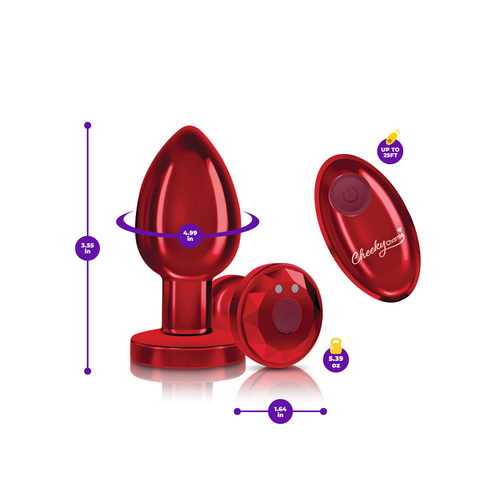Vibrating Metal Remote Plug - Lg by Viben from LoveMart Co.