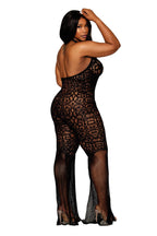 Flair Leg Bodystocking - Queen Size by Dreamgirl from LoveMart Co.
