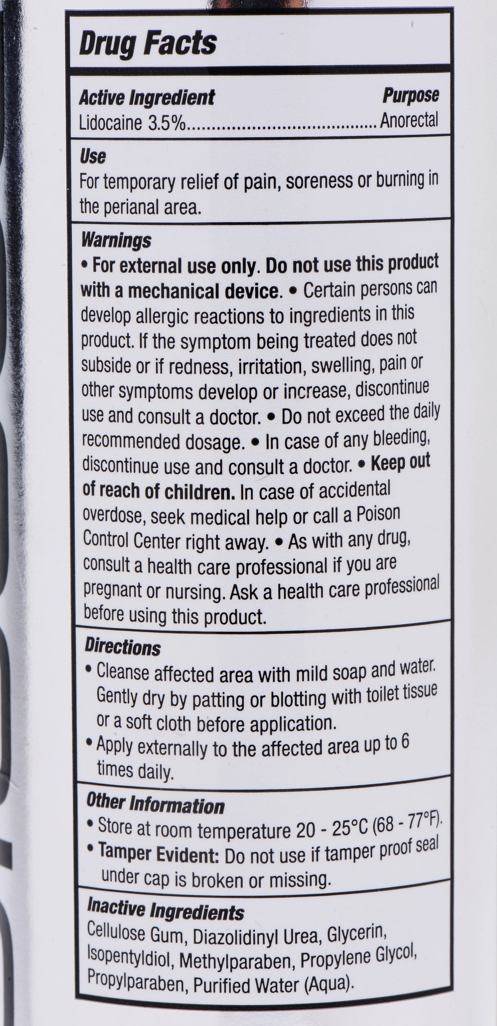 Passion Anal Desensitizing Lubricant 3.5 Percent Lidocaine 8.25oz by XR Brands from LoveMart Co.