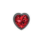 Deep Heart Gem Gunmetal Metal Plug - Sm by Viben from LoveMart Co.