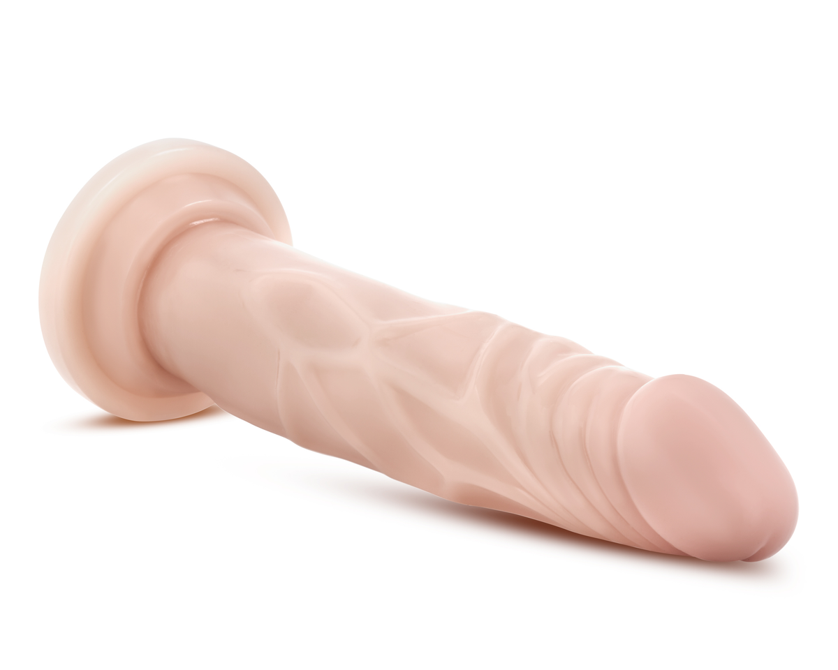 Dr. Skin Silicone Dr. Carter 7 Inch Dong With Suction Cup Vanilla by Blush from LoveMart Co.