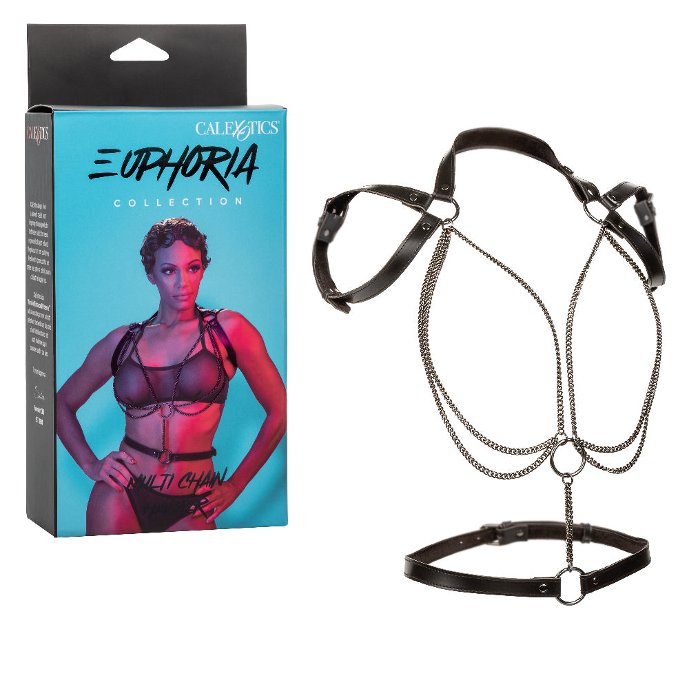 Euphoria Collection Multi Chain Halter by CalExotics from LoveMart Co.