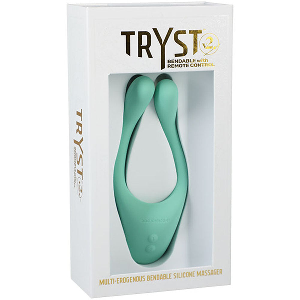 Tryst V2 Bendable Multi Erogenous Zone Massager With Remote by Doc Johnson from LoveMart Co.