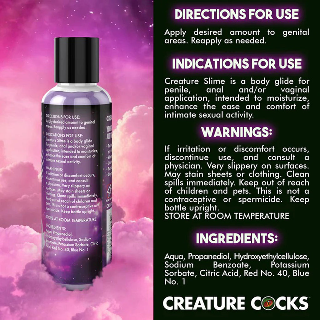 4oz Creature Slime Slime Water-Based - Lubricant by XR Brands from LoveMart Co.