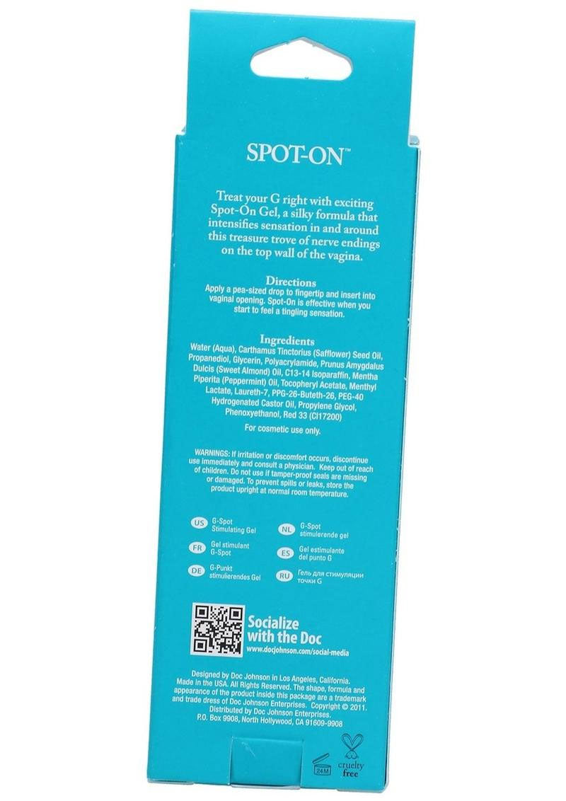 Spot on G Spot Stimulating Gel for Women 2 Oz by Doc Johnson from LoveMart Co.