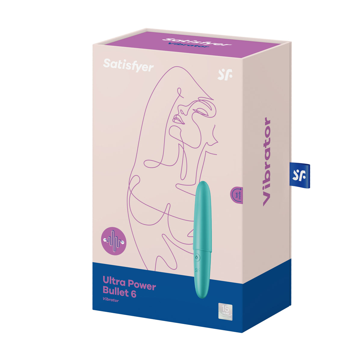 Ultra Power Bullet 6 - Turquoise by Satisfyer from LoveMart Co.