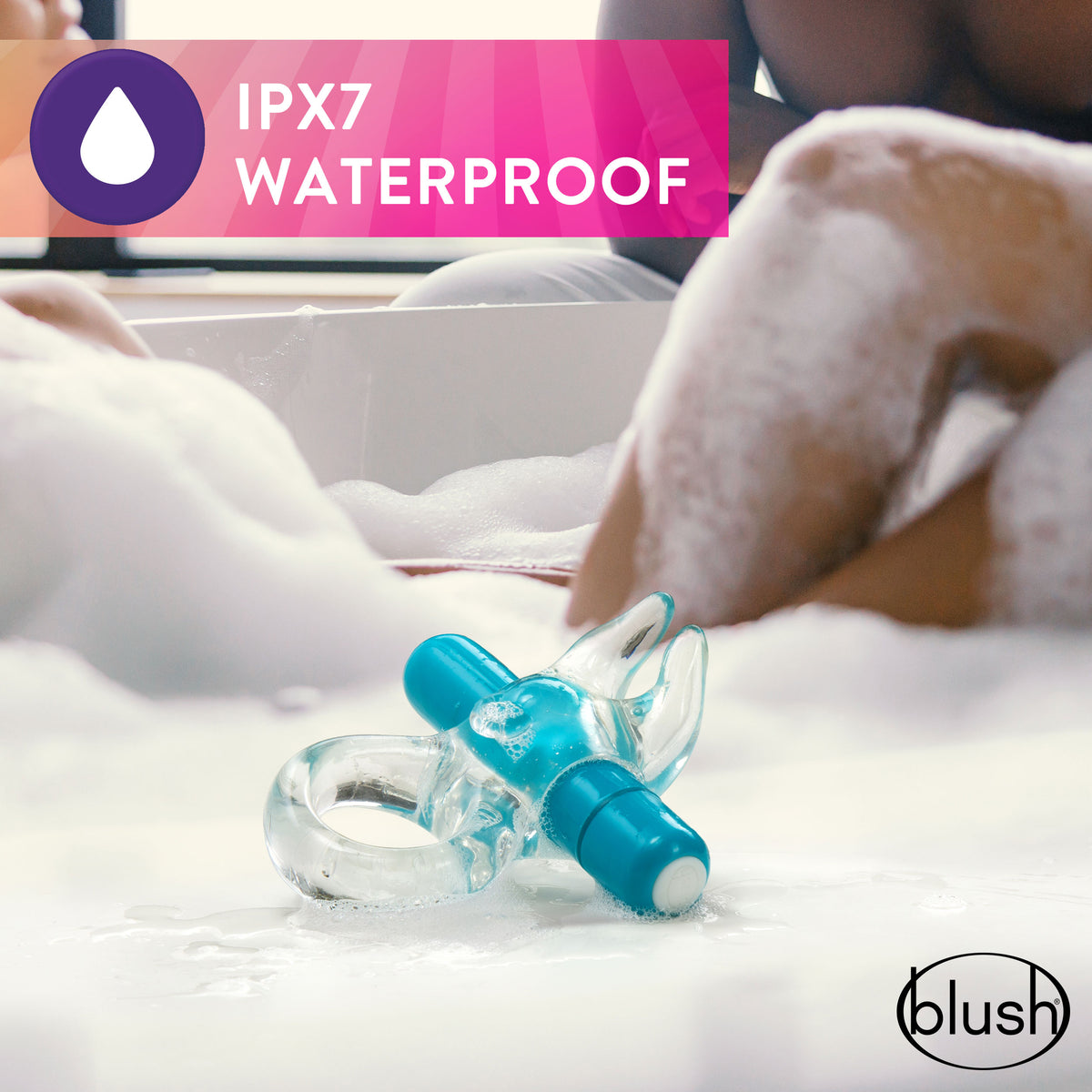 Play With Me Bull Vibrating C-Ring by Blush from LoveMart Co.