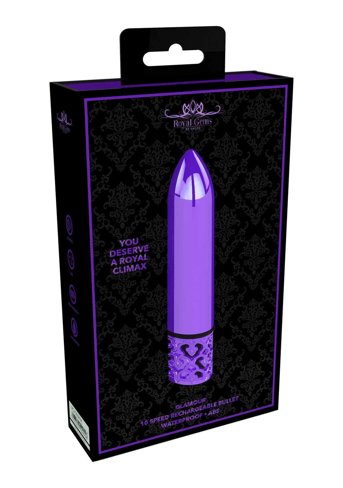 Glamour - Rechargeable Abs Bullet by Shots from LoveMart Co.