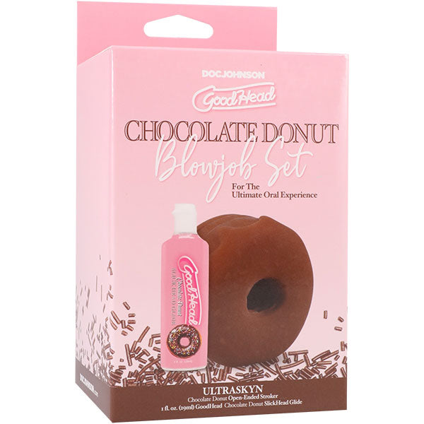 Goodhead - Chocolate Donut Blowjob Set by Doc Johnson from LoveMart Co.