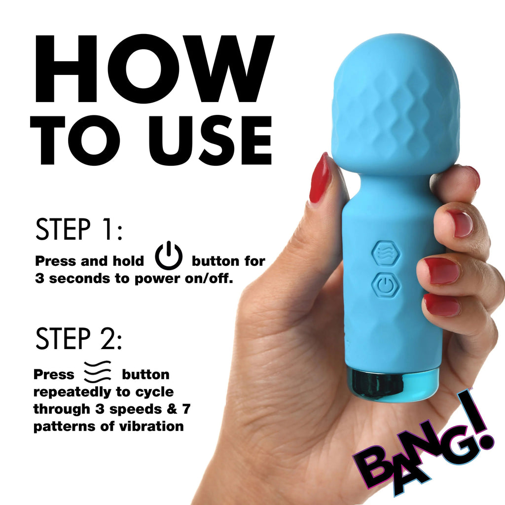 10x Mini Silicone Wand by XR Brands from LoveMart Co.