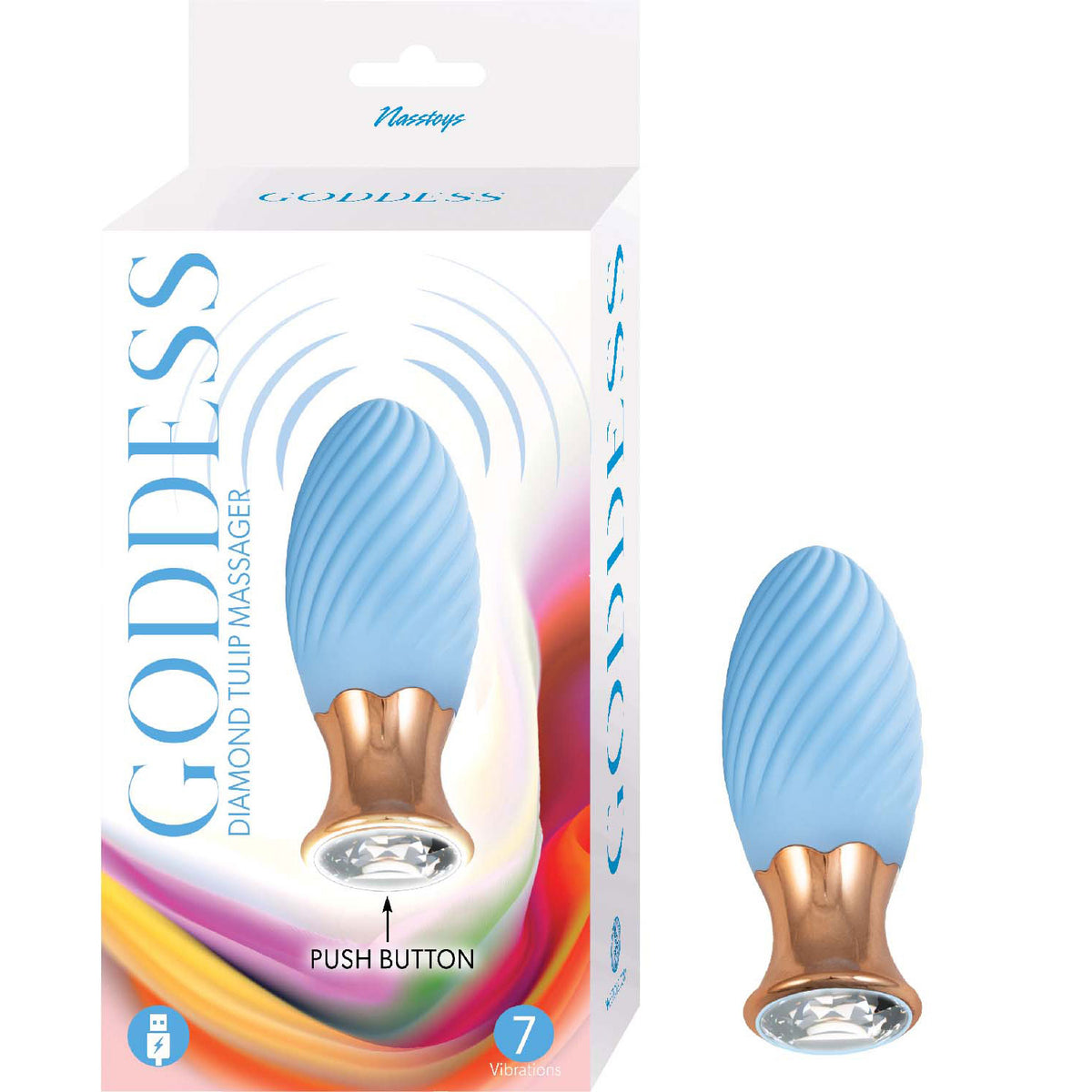 Goddess Diamond Tulip Massager by Nasstoys from LoveMart Co.