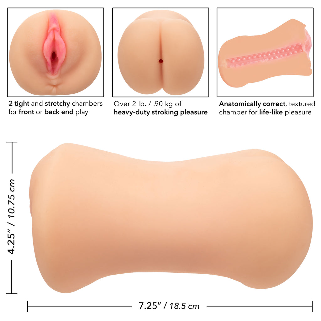 Stroke It Dual Entry Pussy and Ass by CalExotics from LoveMart Co.