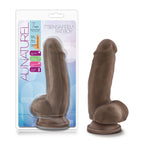 Au Naturel 7 Inch Sensa Feel Fat Boy - Chocolate by Blush from LoveMart Co.