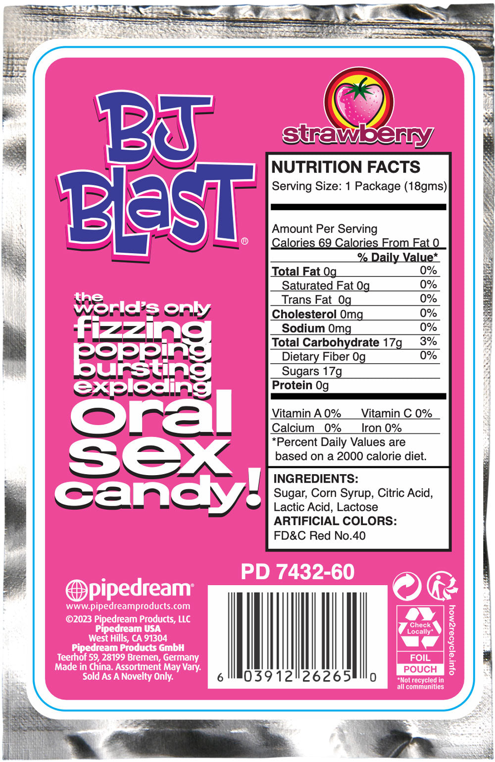 Bj Blast - 3 Pack by Pipedream from LoveMart Co.