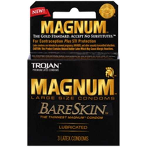 Trojan Magnum Bareskin - 3 Pack by Paradise Marketing from LoveMart Co.