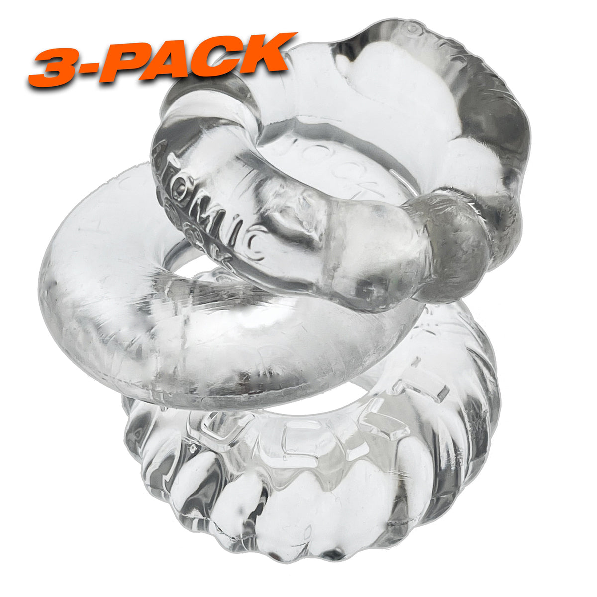 Bonemaker 3-Pack Boner Rings by Oxballs from LoveMart Co.