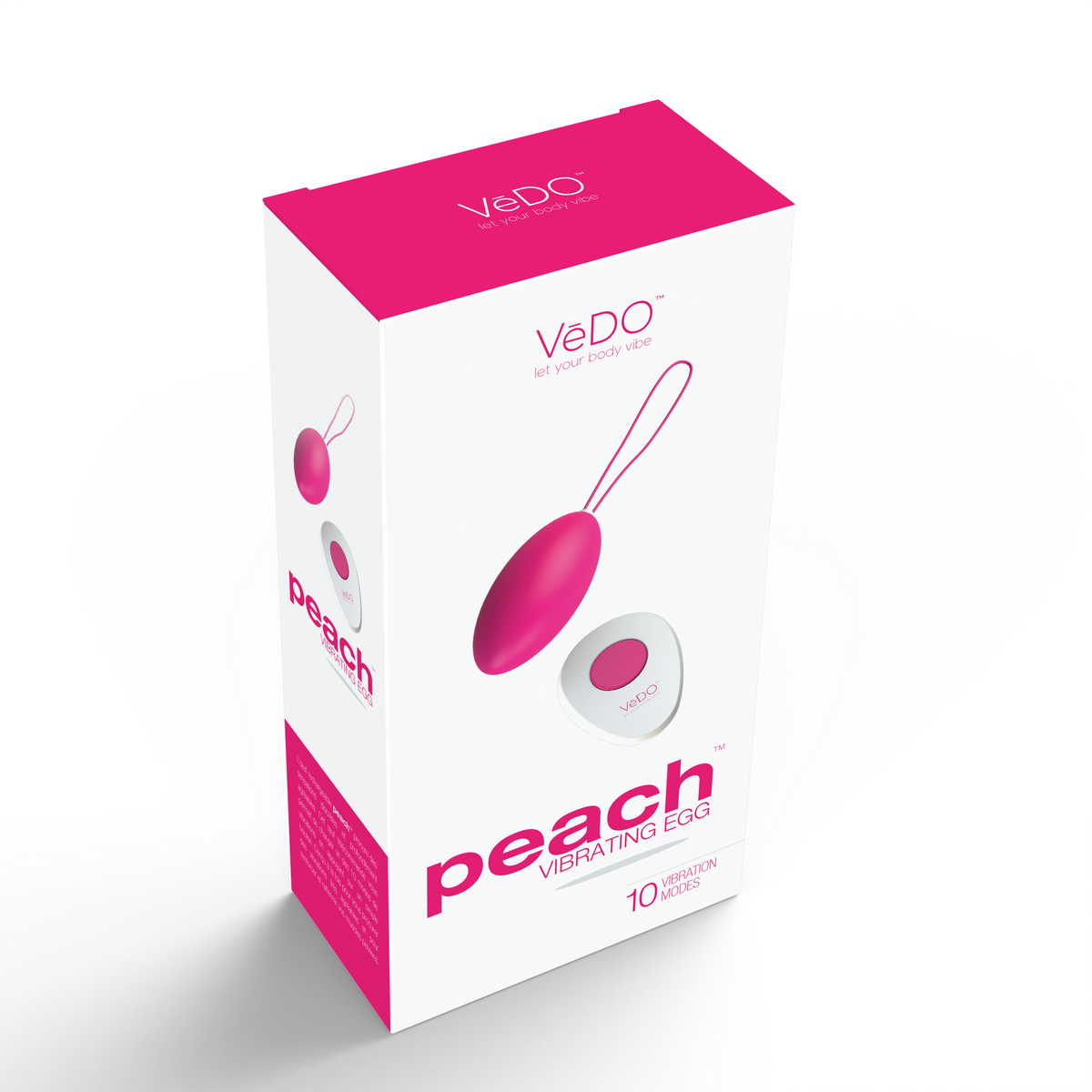 Peach Vibrating Egg - Foxy by VeDO from LoveMart Co.