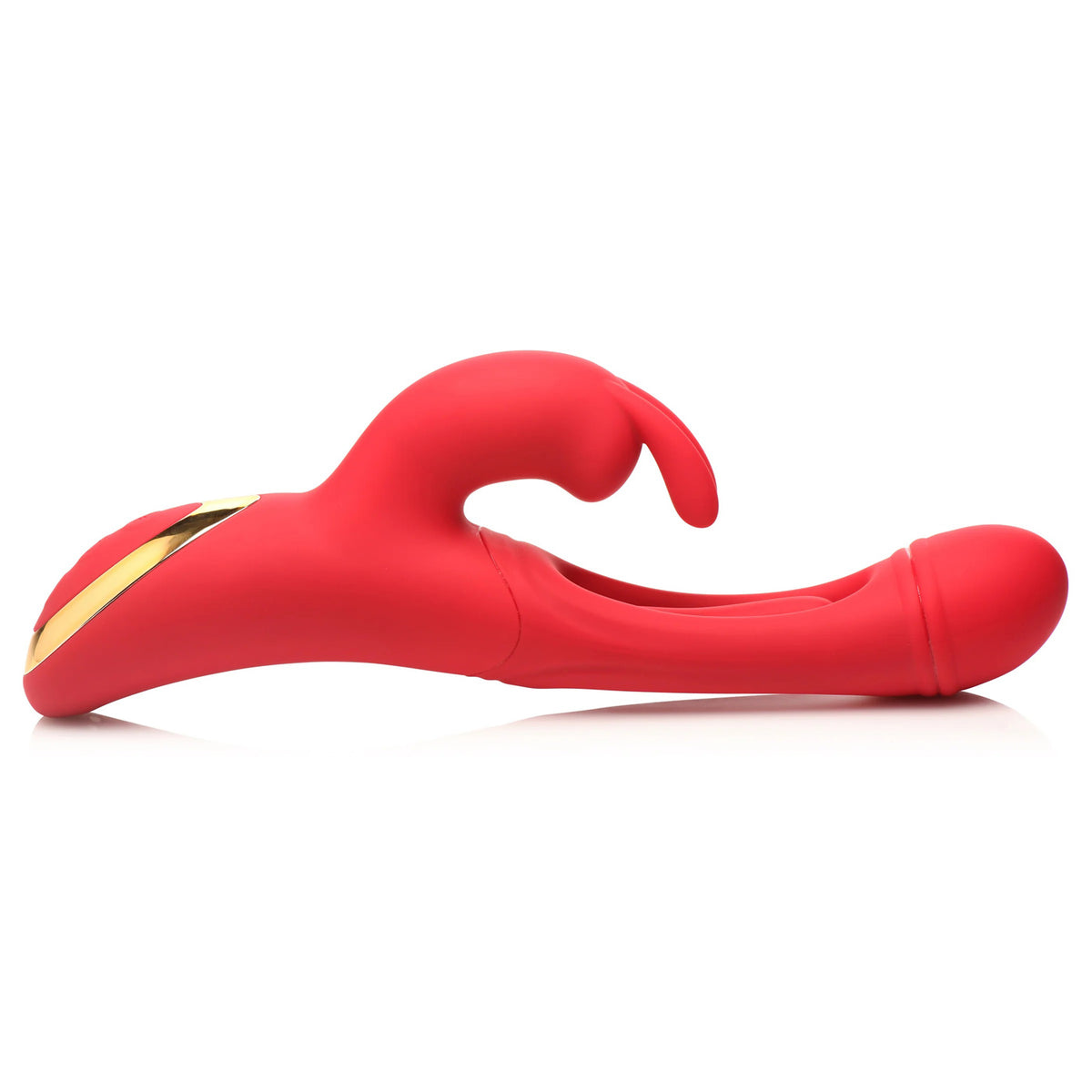 Rabbit Flick Flicking Silicone Rabbit Vibrator by XR Brands from LoveMart Co.