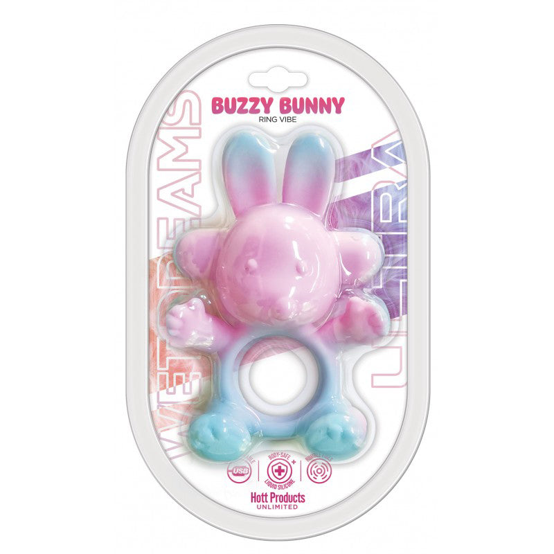 Buzzy Bunny Ring Vibe - Wet Dreams Ultra by Hott Products from LoveMart Co.