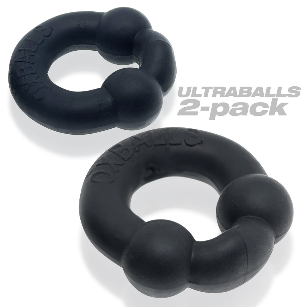 Ultraballs 2- Piece Cockring Set - Night by Oxballs from LoveMart Co.