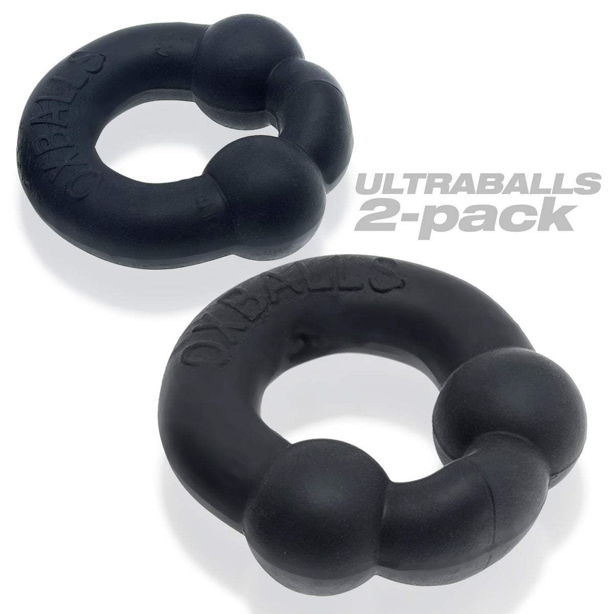 Ultraballs 2- Piece Cockring Set - Night by Oxballs from LoveMart Co.