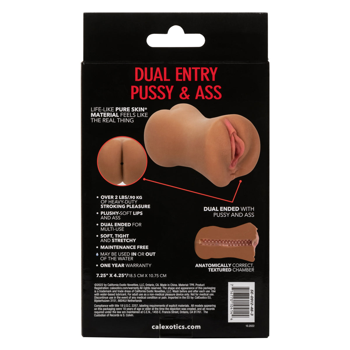 Stroke It Dual Entry Pussy and Ass by CalExotics from LoveMart Co.