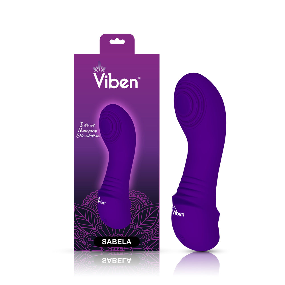 Sebela Mini Thumping G-Spot Vibe - Violet by Viben from LoveMart Co.