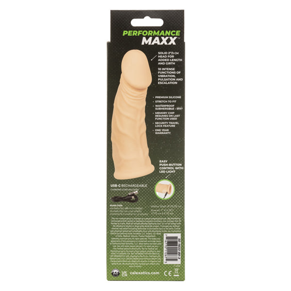 Performance Maxx Rechargeable Vibrating Extension 7" by CalExotics from LoveMart Co.