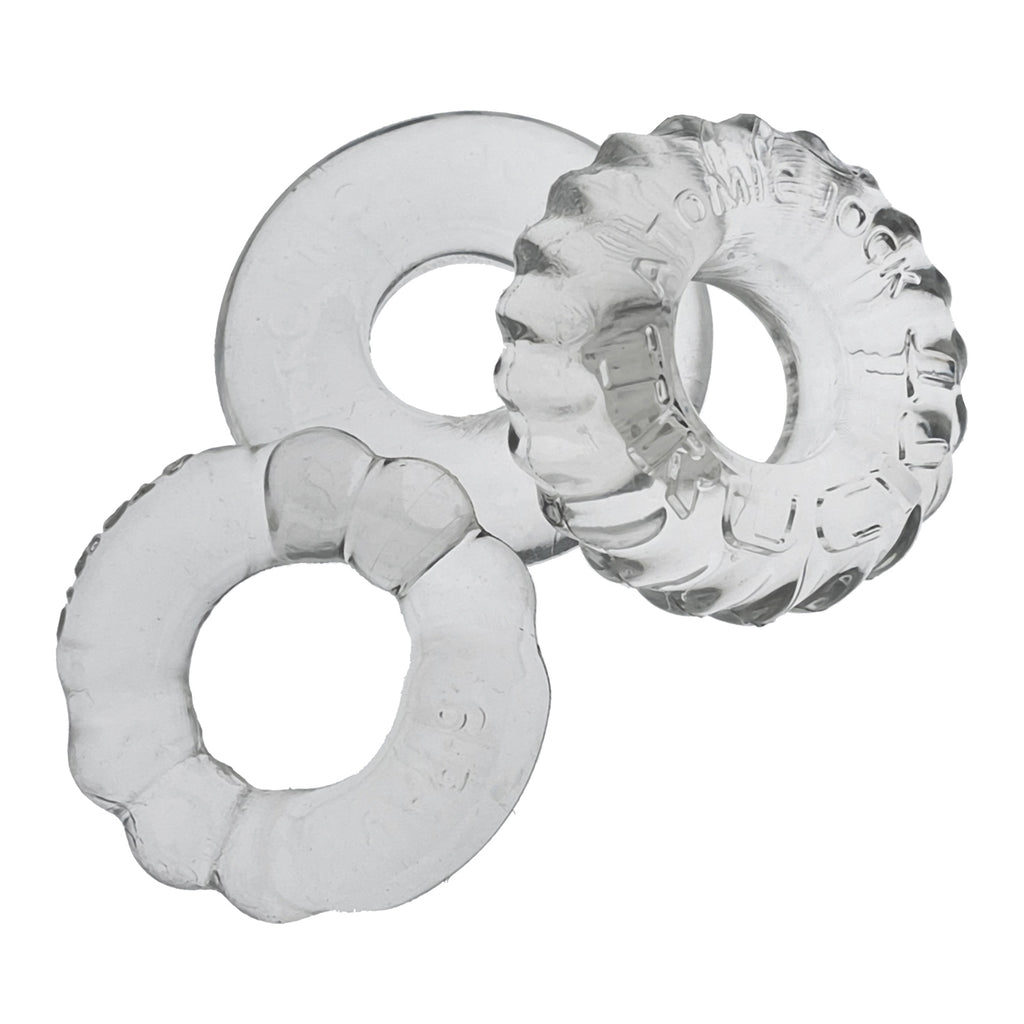Bonemaker 3-Pack Boner Rings by Oxballs from LoveMart Co.