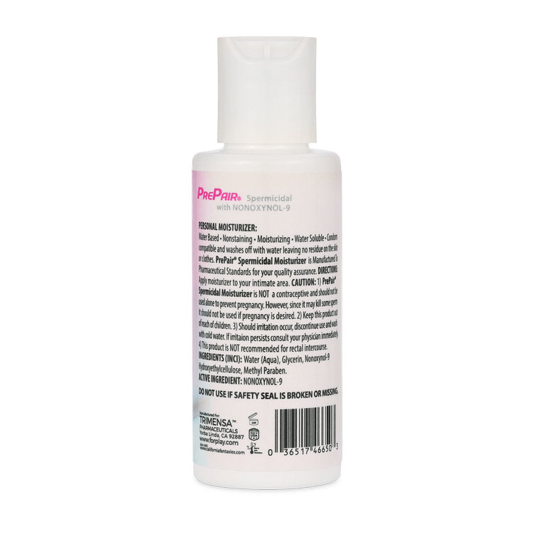 Prepair Spermicidal 2.4oz Bottle by California Fantasies from LoveMart Co.