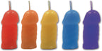 Rainbow Pecker Party Candles - 5 Pack by Hott Products from LoveMart Co.