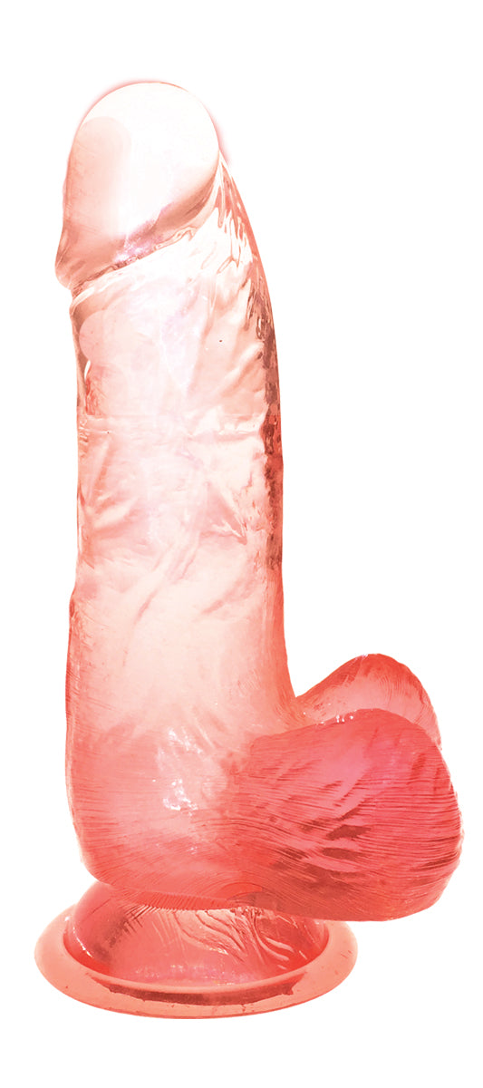 Shades - 6 Inch Gradient Dong - Coral by Icon Brands from LoveMart Co.