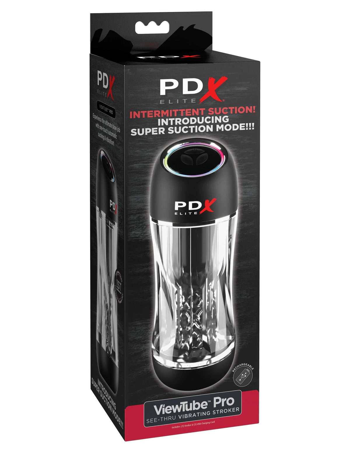 Pdx Elite Viewtube Pro - Black/ by Pipedream from LoveMart Co.