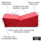 Love Cushion Set Foam Wedge Pillow Set by XR Brands from LoveMart Co.