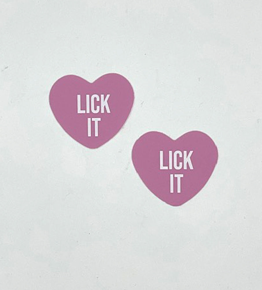 Lick It Light Candy Heart Pasties by Neva Nude from LoveMart Co.