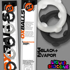 Gearheads 5 Pack Spinner Rings - Vapor by Oxballs from LoveMart Co.
